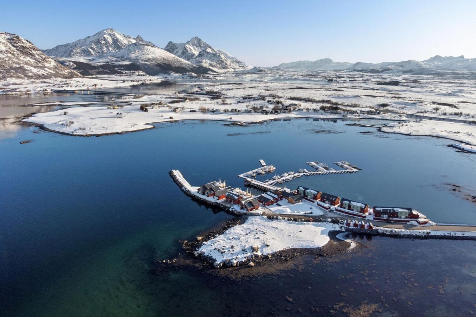 Nappstraumen Seafront Cabin, Lilleeid 68 Gravdal  Exterior photo