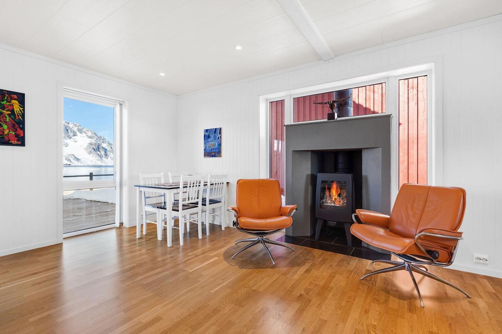 Nappstraumen Seafront Cabin, Lilleeid 68 Gravdal  Exterior photo
