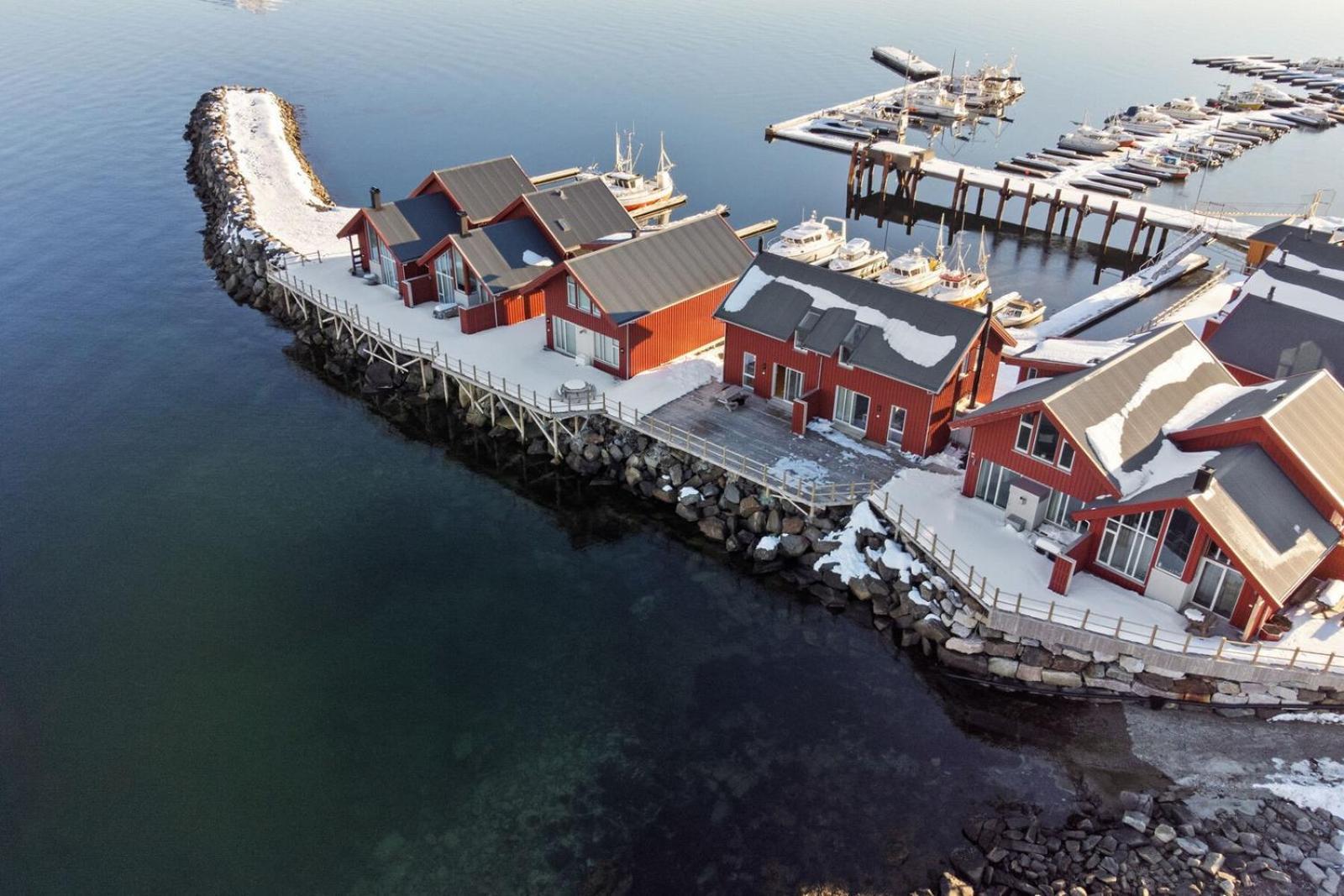 Nappstraumen Seafront Cabin, Lilleeid 68 Gravdal  Exterior photo